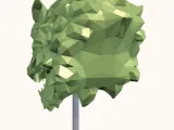 Low Poly Wolf Head Sculpture – 3D Print STL | Geometric Anim-3