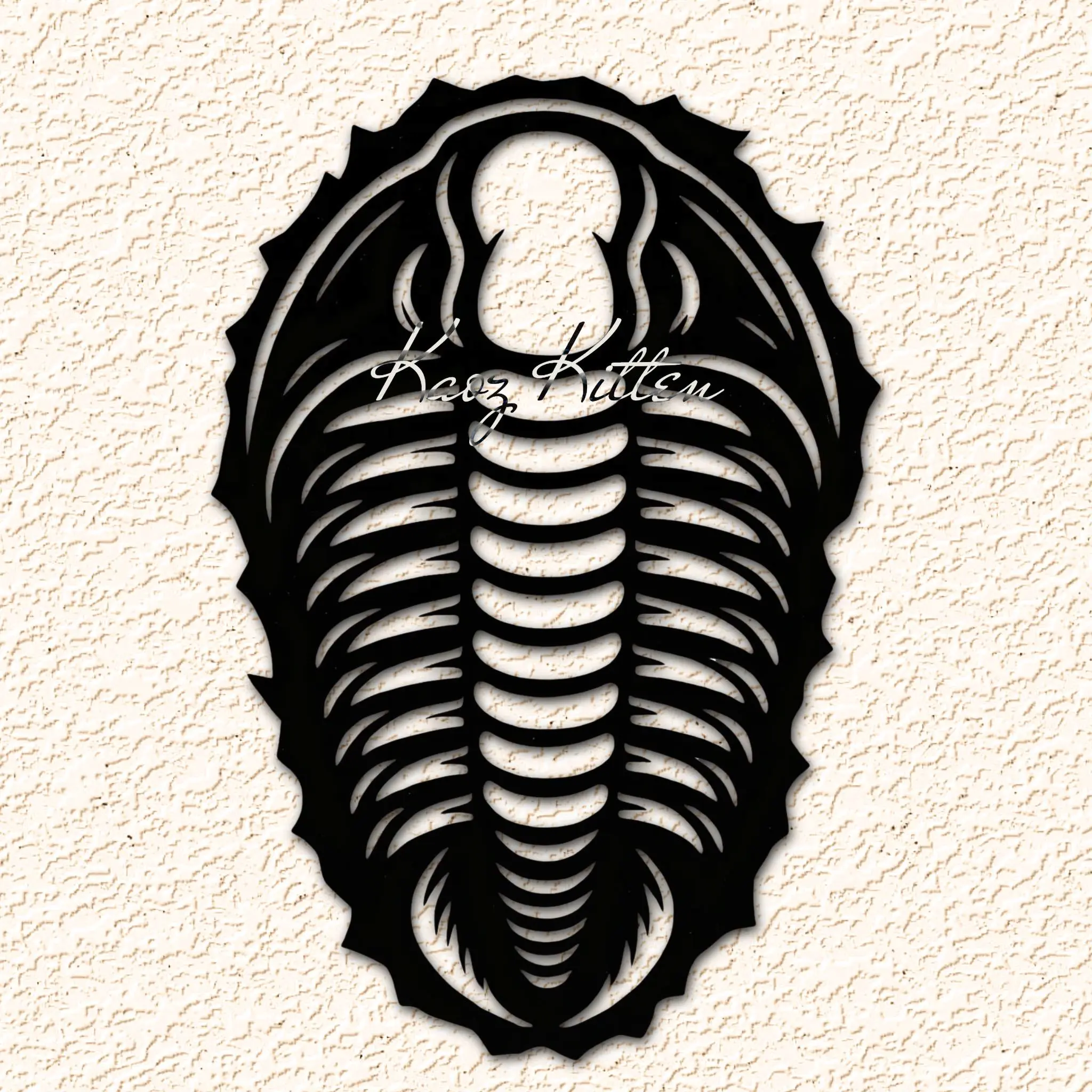 Prehistoric Aquatic Trilobite Fossil Wall Art Home Decor