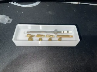 gridfinity ts100/pinecil heat insert storage