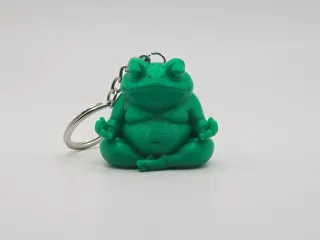 Chonky Zen Frog Keychain (Remix)