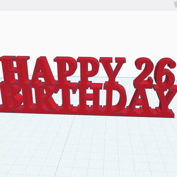 Happy Birthday 26