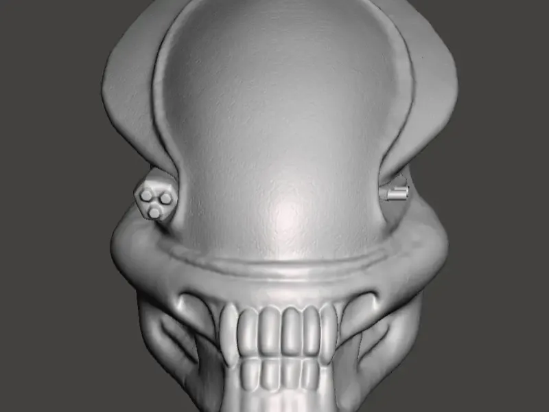 SERPENT PREDATOR BIOMASK COSPLAY HELMET STL HIGH-POLY