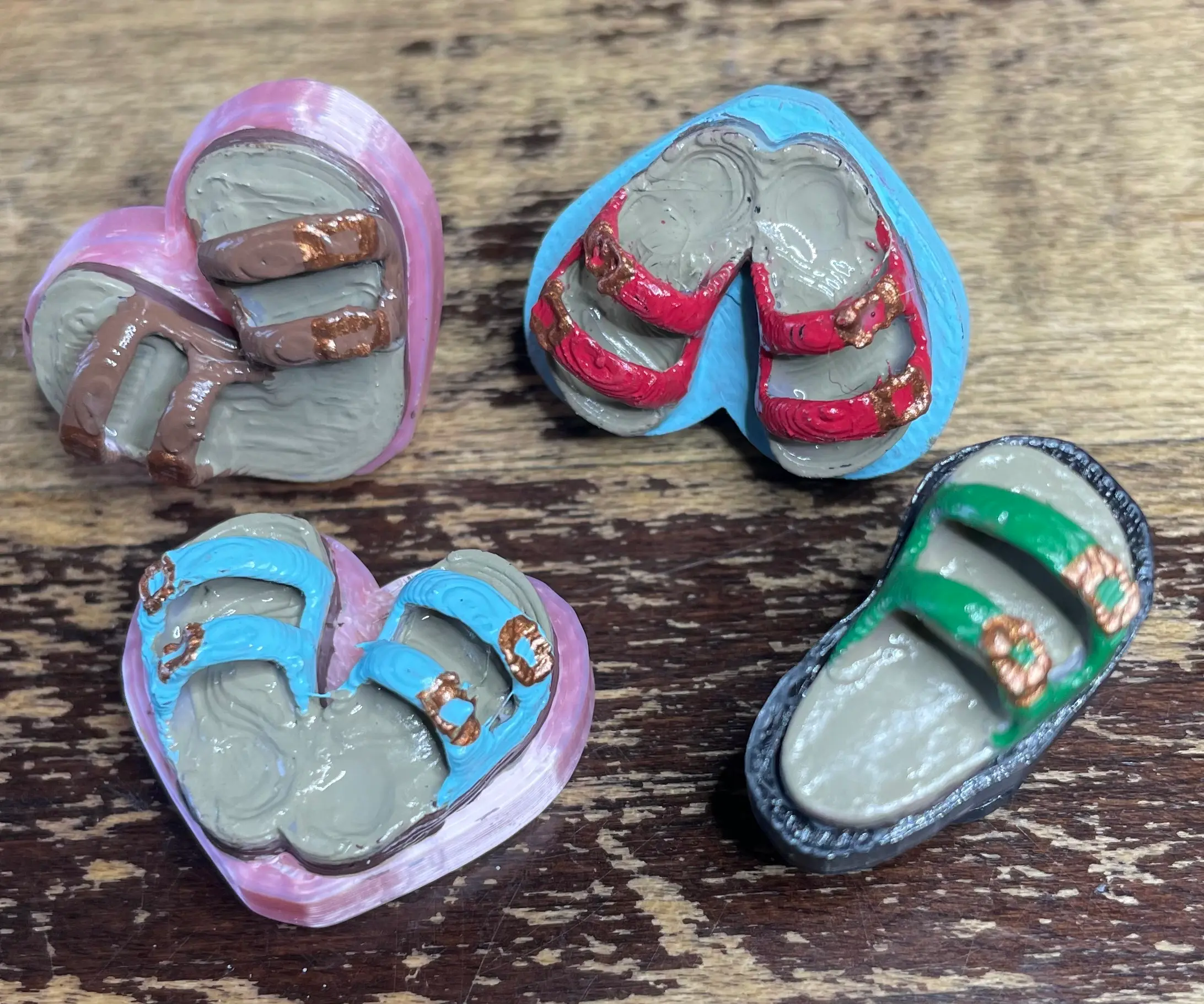 Mini Birkenstock Shoe Charms