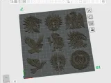 Aztec Eagle Warrior Pack – 9 Tribal Eagle Designs for CNC-6