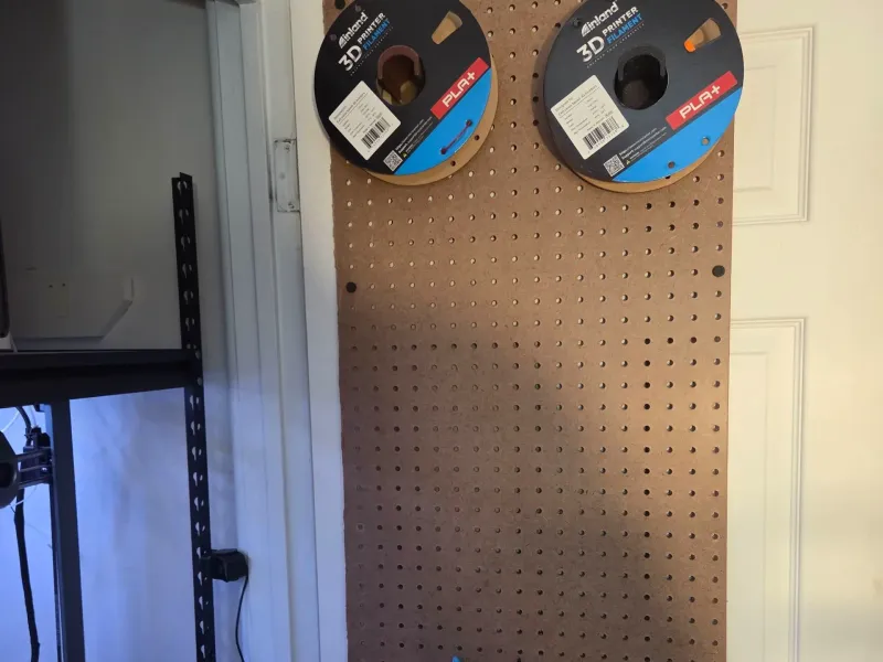 Over the Door Pegboard Hanger