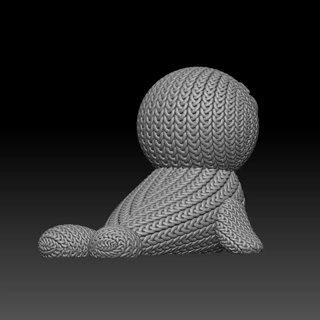 Knitted Seal