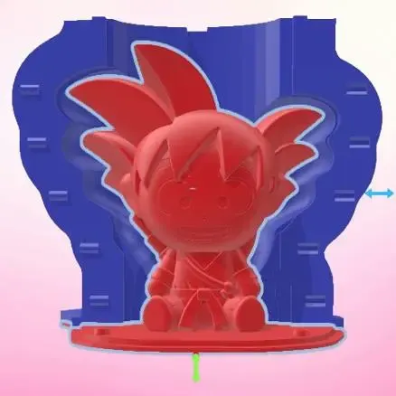 mold silicone system goku dragon ball