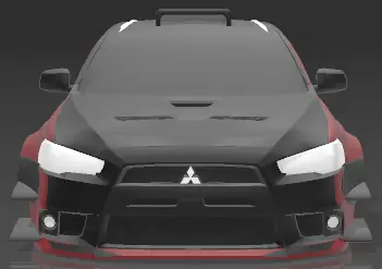 MITSUBISHI LANCER EVO 10 RC BODY