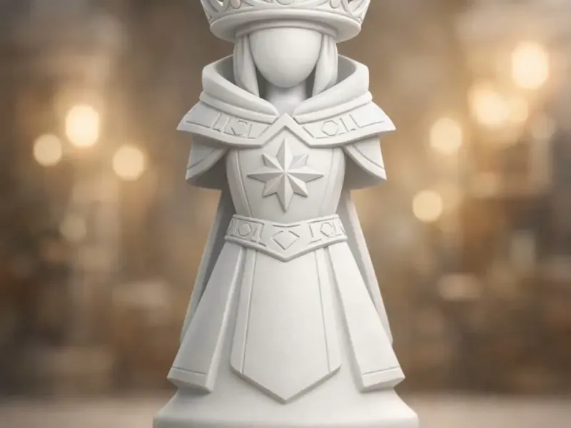 Queen ArchMage Chess Piece
