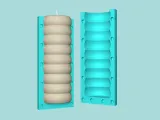Candle Mold A17 - Molding Maker Wick Template-3
