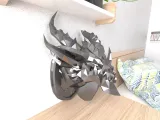 Dragon Head  Lowpoly Low Poly-0