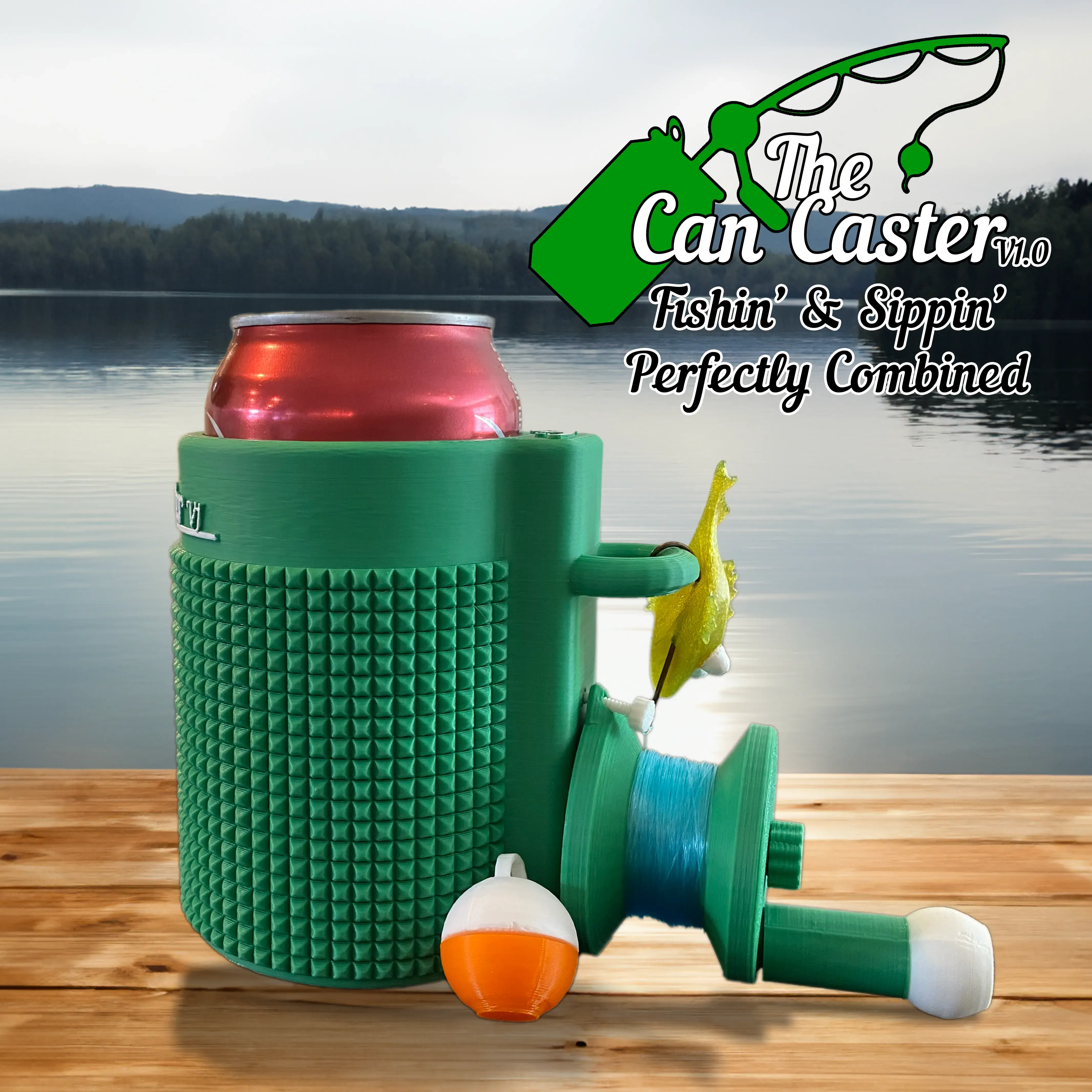 Can Caster V1 – Keep Your Drink Cold While You Cast!