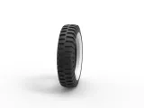 Military Whitewall tire Scale 1:25-2