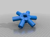 Geodesic Dome 4V Connector for 1" PVC pipe-2