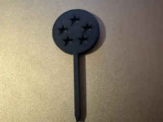5-Star Dragon Ball Cupcake Topper