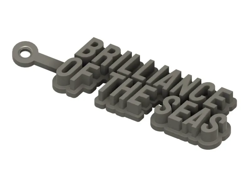 Royal Caribbean Brilliance of the Seas Keychain / Keyring