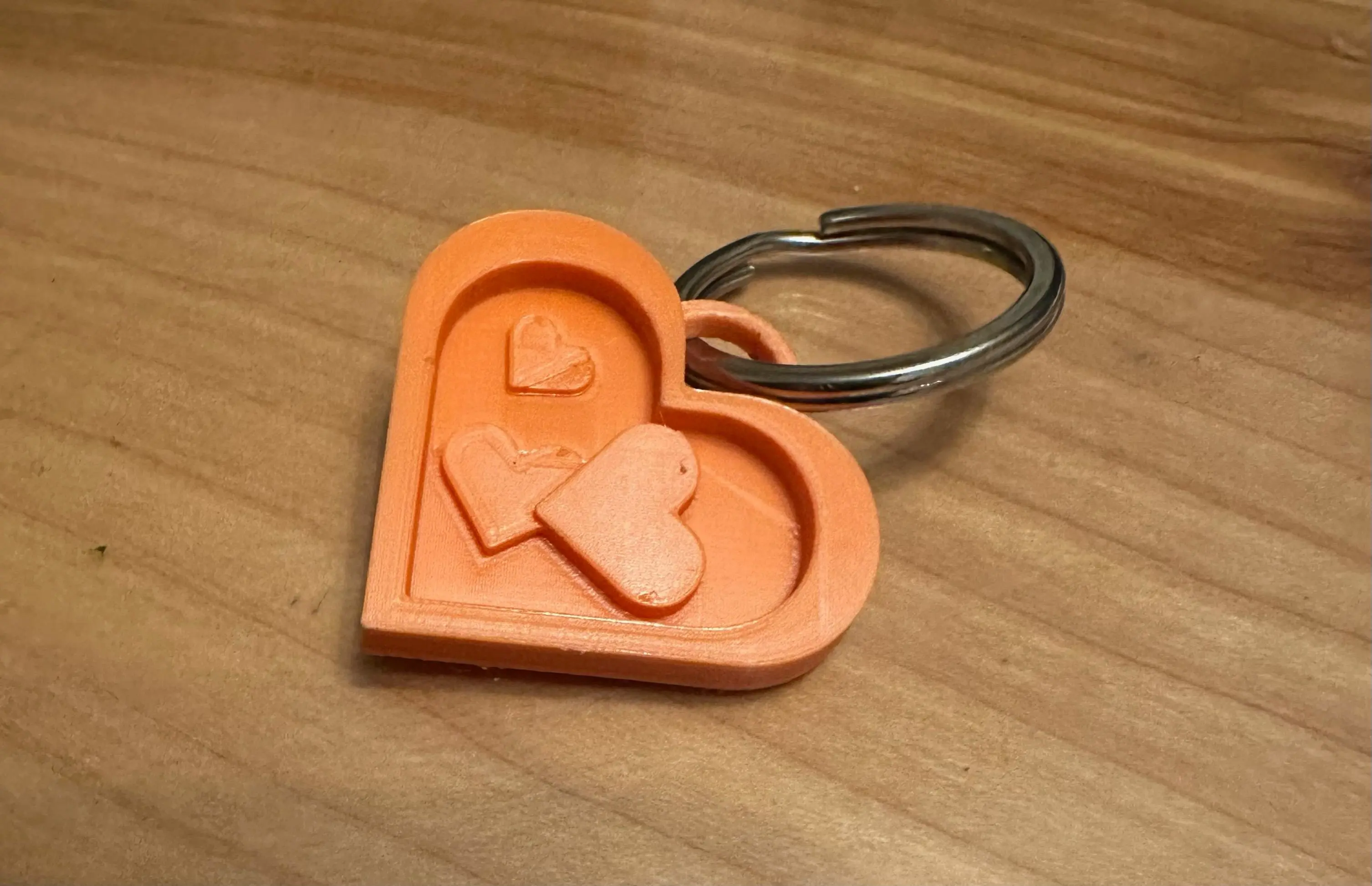 Hearts Keychain