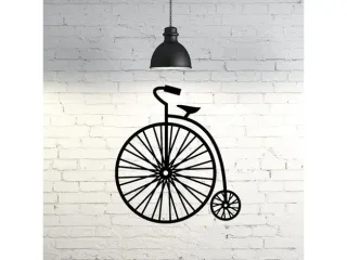 Velocipede I Old Bicycle wall sculpture 2D