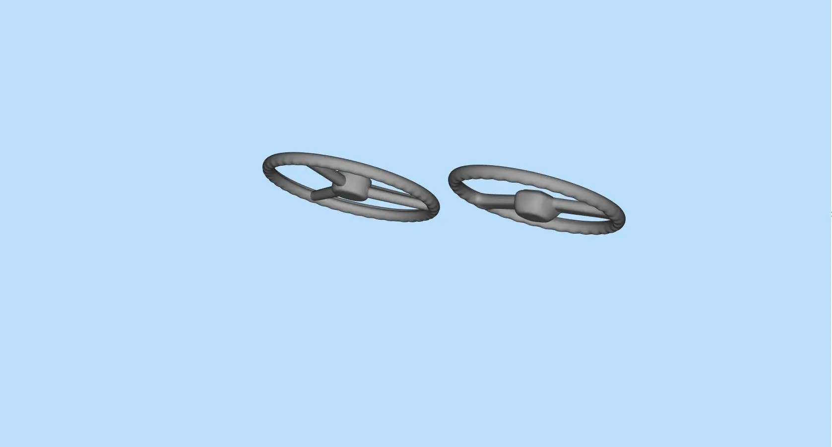 Volante para camião semi-modelo kits Impressão 3d STL grátis