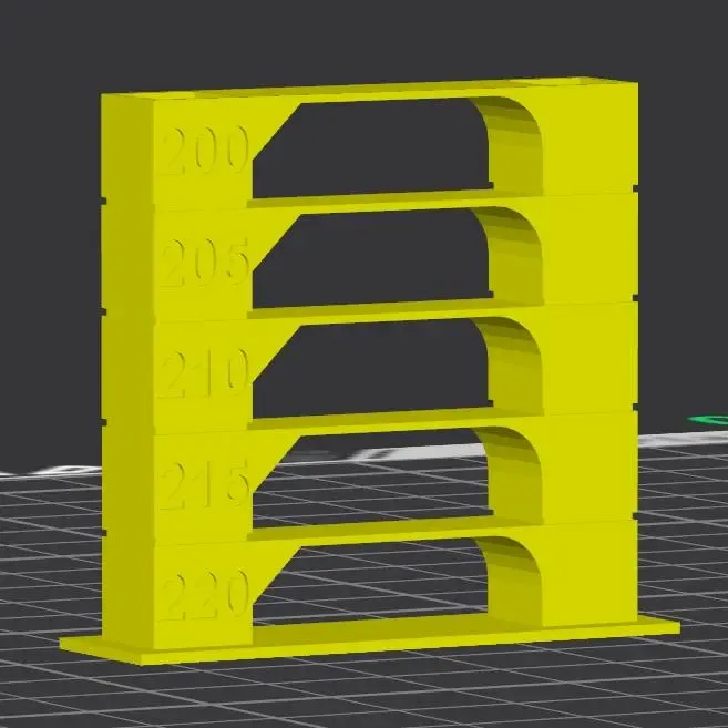 Famous temperature tower test that never fails PLA, PETG...