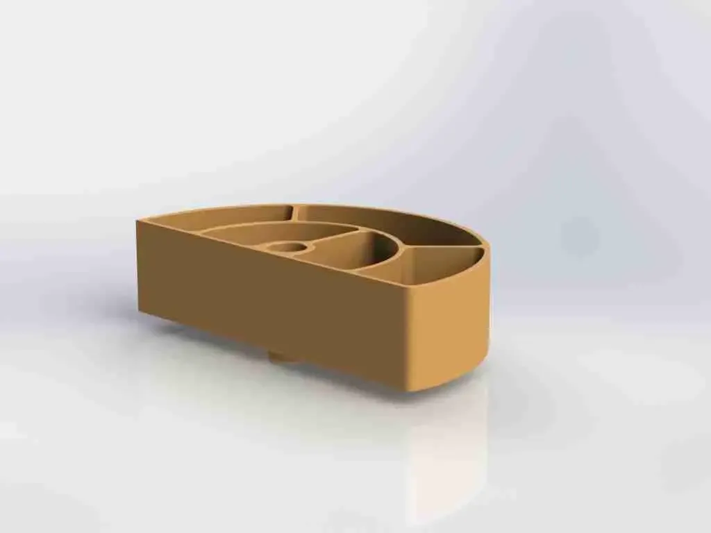 Mini Storage Box with Rotary Drawer
