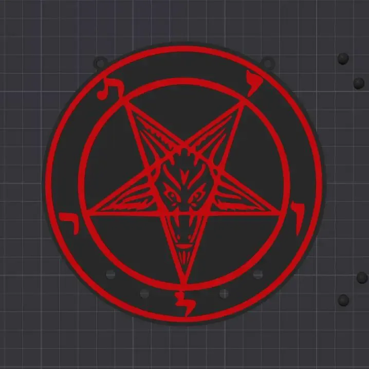BAPHOMET KEYHOLDE - PORTA LLAVEROS
