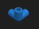 conector de tres puntos -0