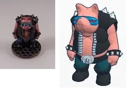 Fabiano Porcini, Rocker Homme-Cochon