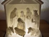 Weihnachtskrippe mit LED Sockel-5