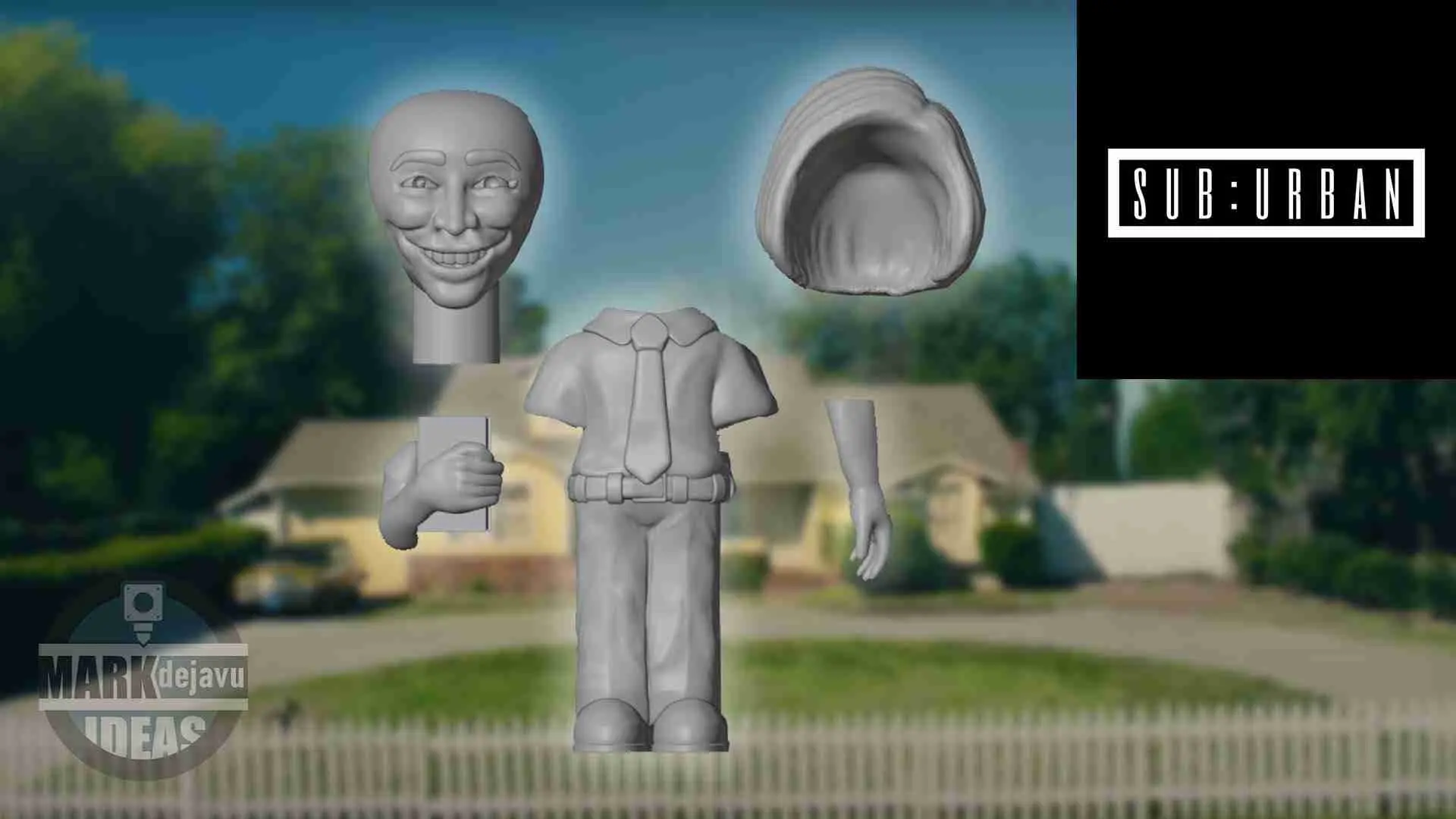 Sub Urban - UH OH! Modelado 3D FanART