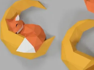 Fox on Moon