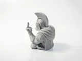 Middle Finger Gladiator Statue Fantasy 3D Printable-2