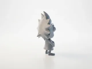 Rick Sanchez Figurine Cartoon Character 3D Printable