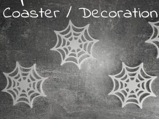 Spider web coaster