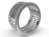 Geometric Pave Ring-5