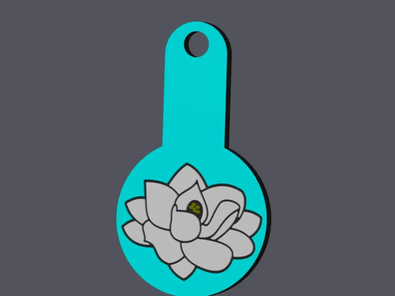 Magnolia Flower - Shopping Cart Coin