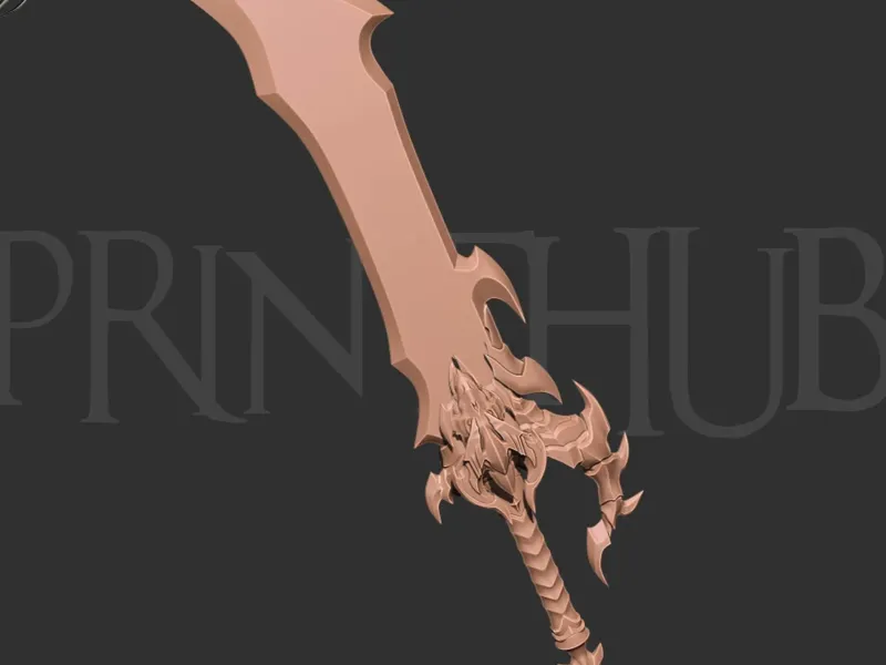 Demon King Dagger 3d print file for cosplay