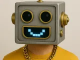 Oldschool Robot head-1