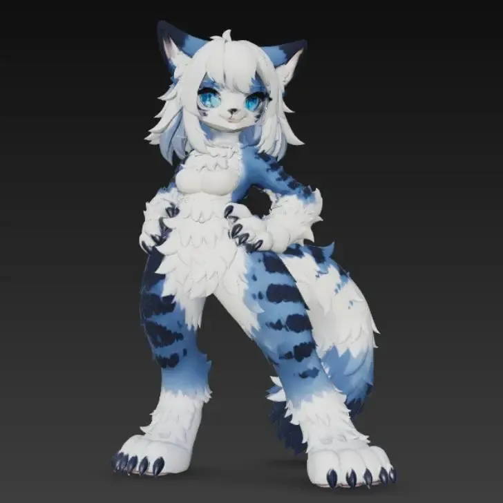 Furry. Snow cat