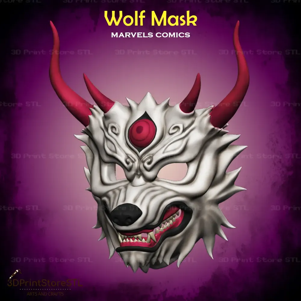 Mask Wolf Cosplay - STL File