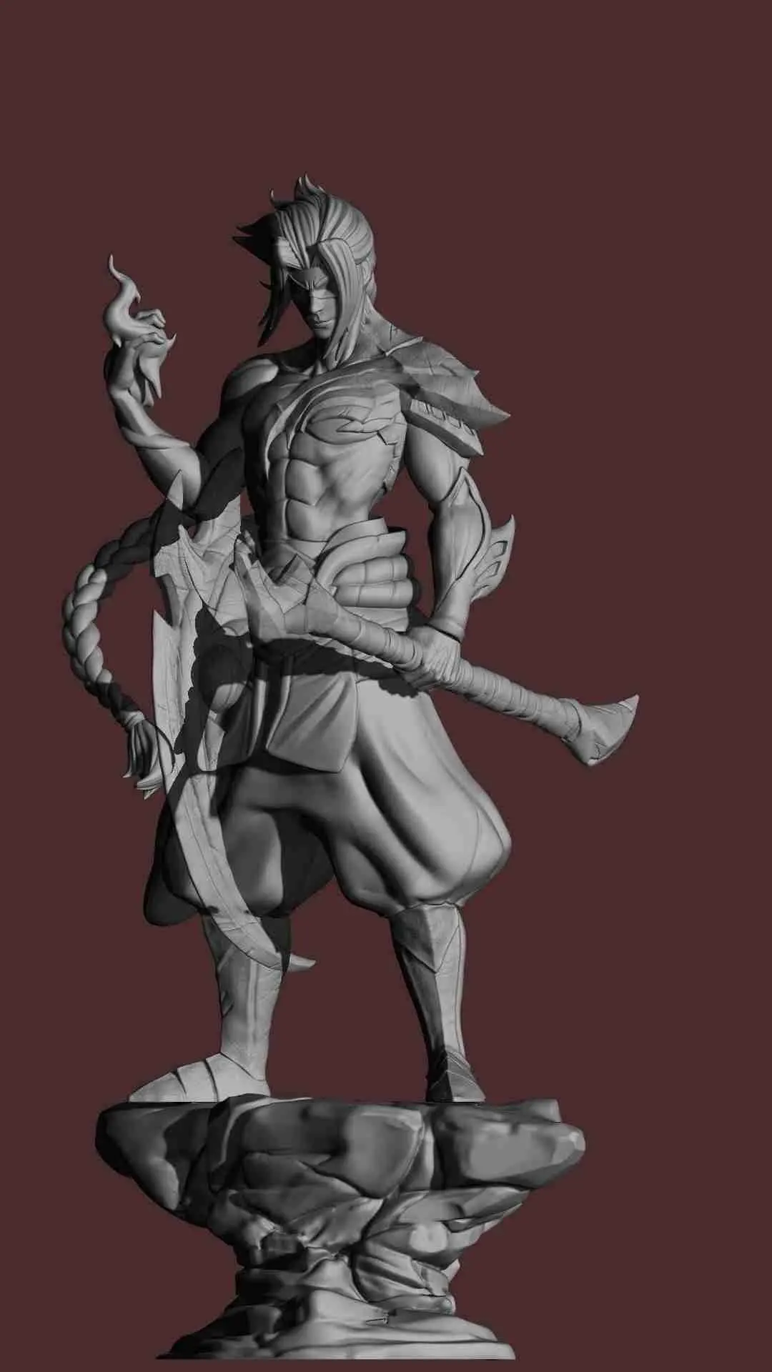 Kayn League of Legends Fan Art pour impression 3d
