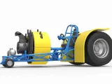 Pulling tractor with radial engine Scale 1:25-1