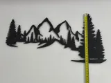 Mountain & Pine Trees Wall Art-3