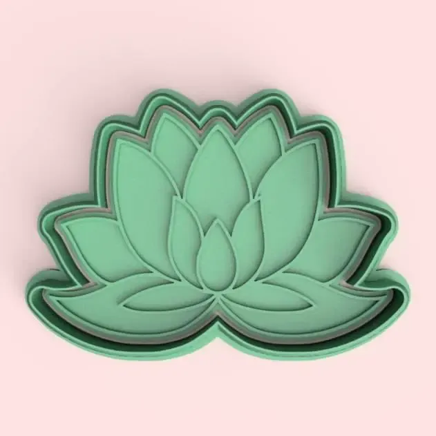 lotus flower cookie cutter