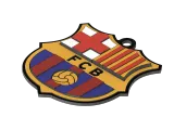 BARCA (BARCELONA) 3D LOGO BY OK (COLOR PRINTABLE)-0