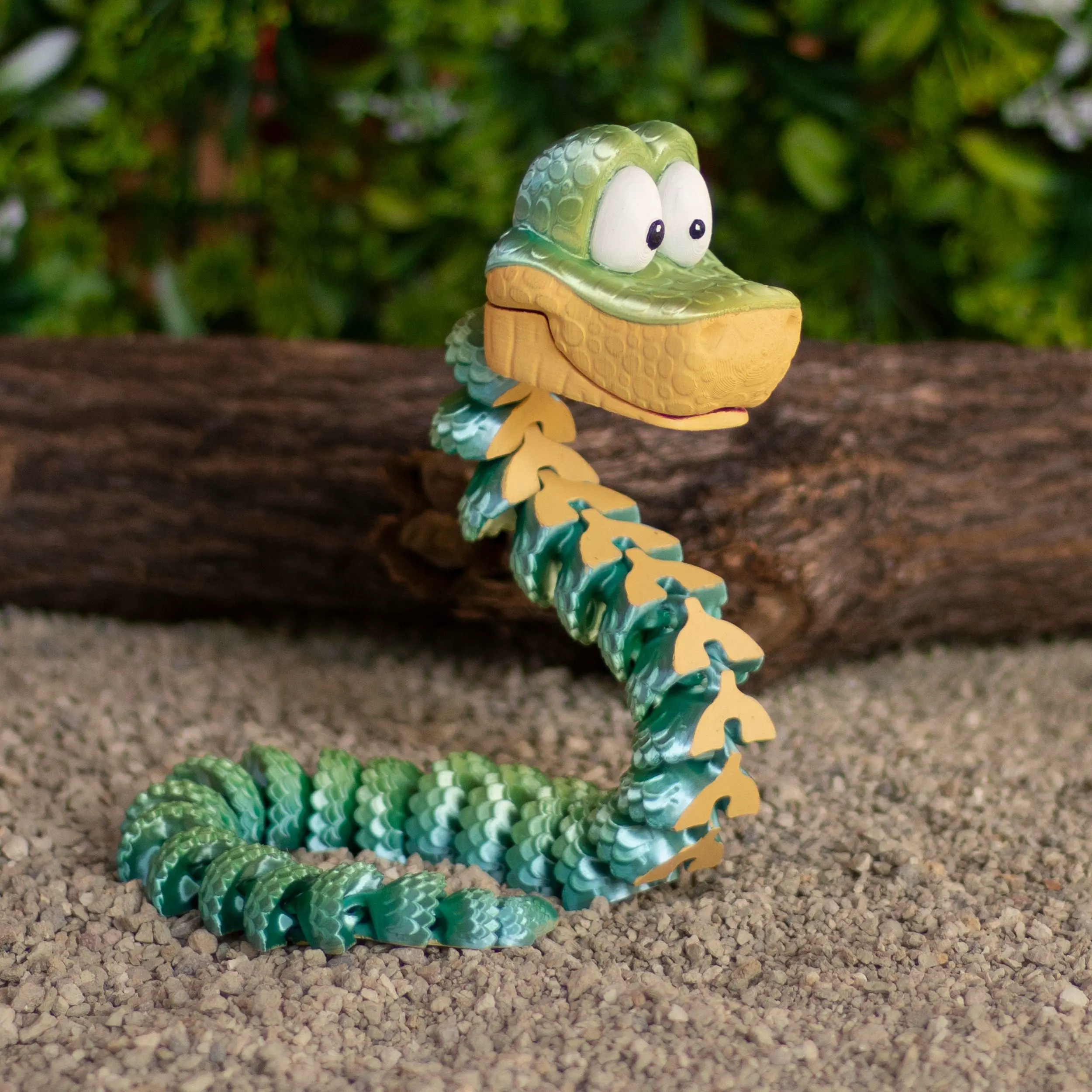 SNAKE CARTOON, FLEXI, PRINT-IN-PLACE