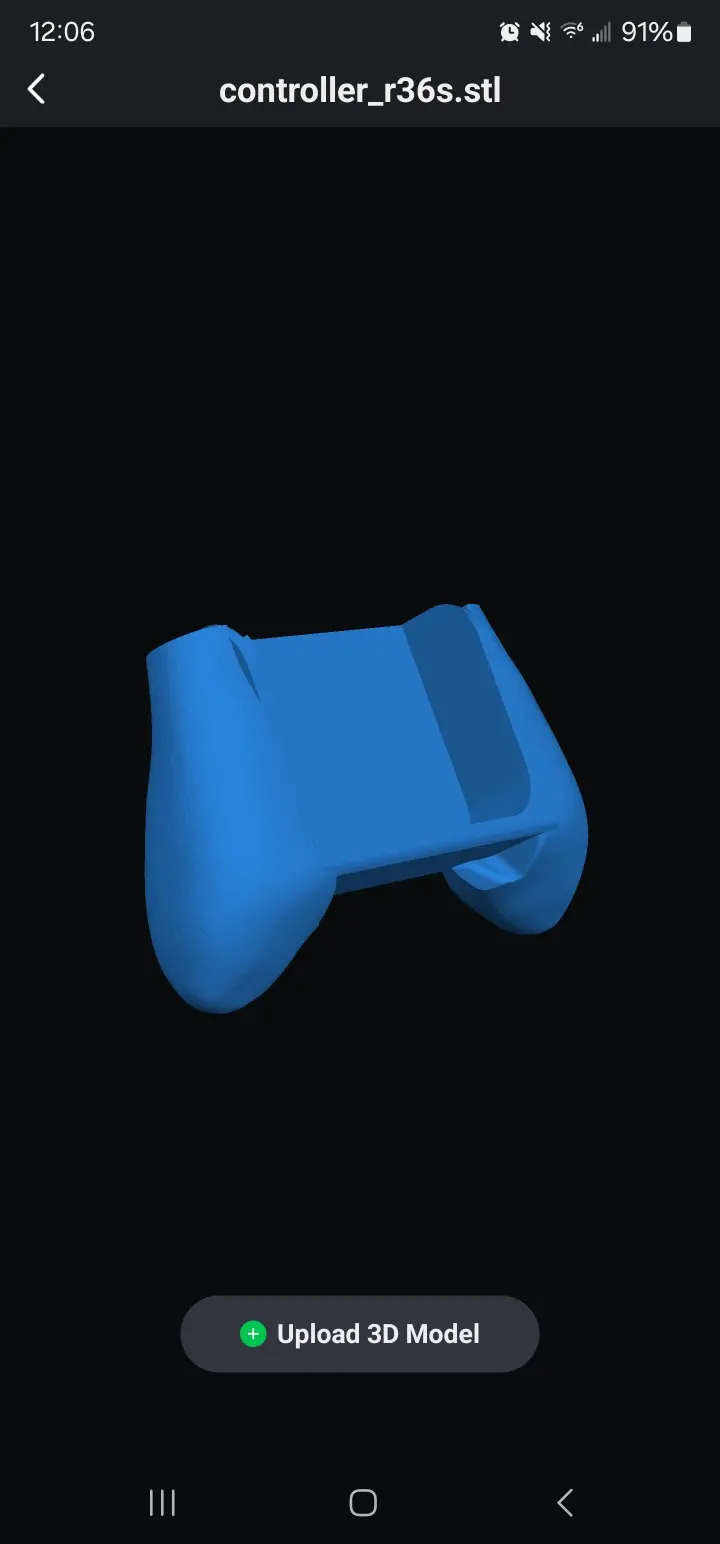 R36S handheld console controller handle