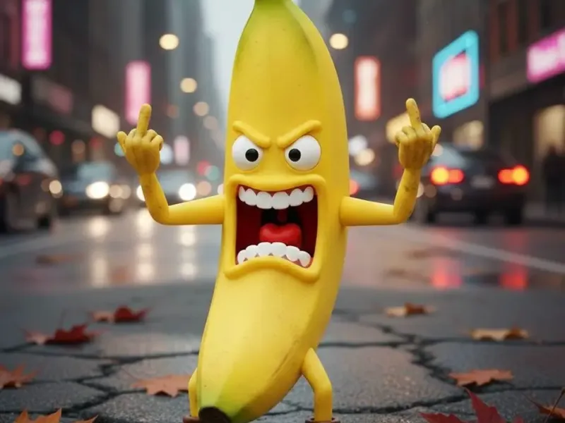 "Angry" Banana