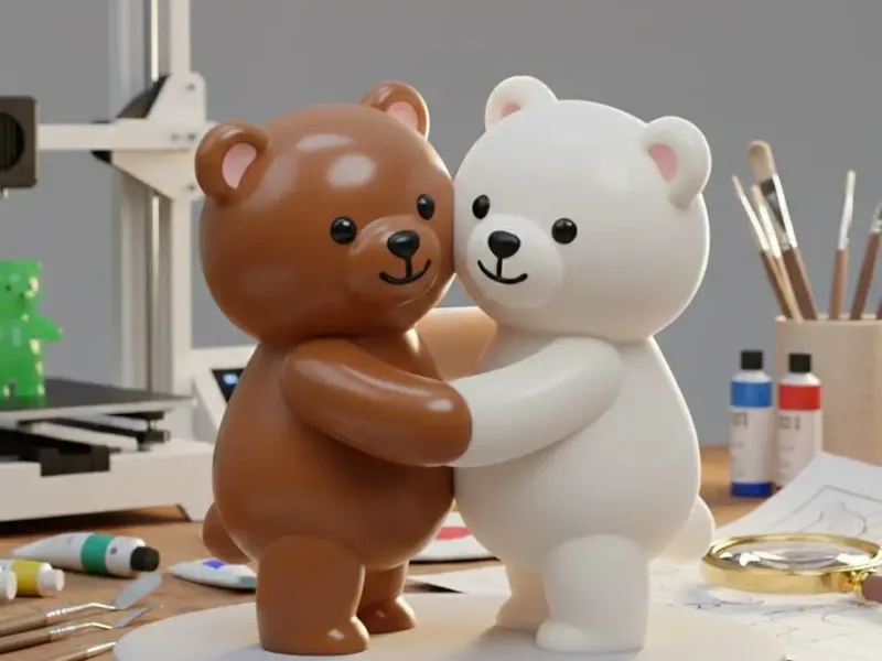 Valentine's Day teddy bear (osito de San Valentín)