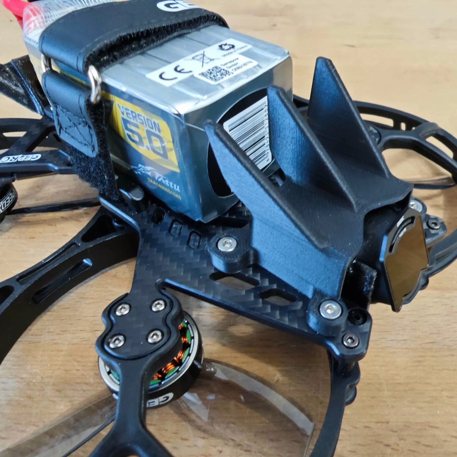 GEPRC Cinelog35 v2 camera and accu bumper, Freestyle Mod